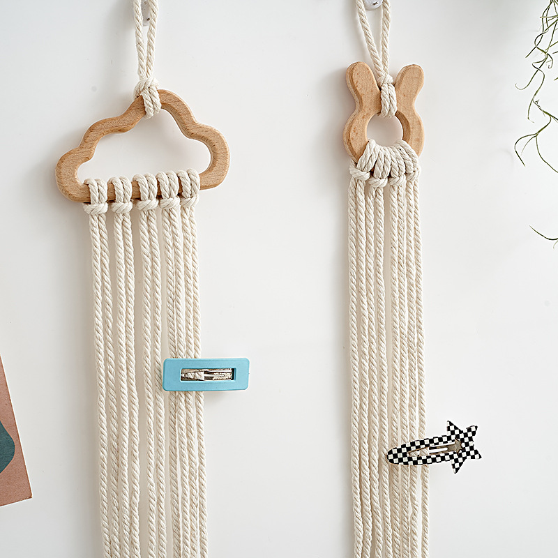 Baby Nursery Hanging Decor - Support mural en bois pour pinces
