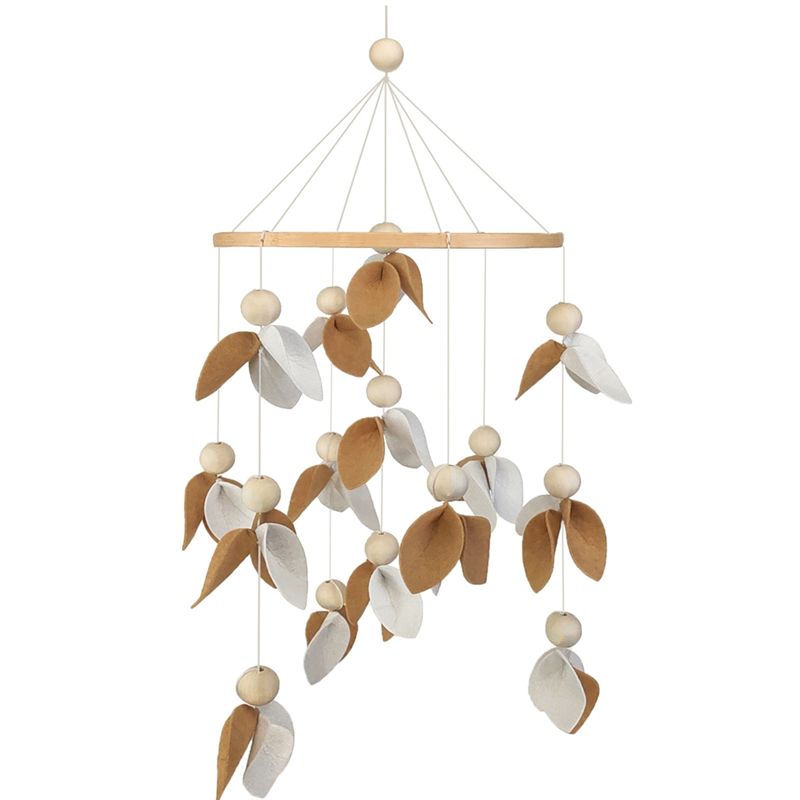 Baby Nursery Gender Neutral - Mobile en feutre A84E-Boho pour berceau