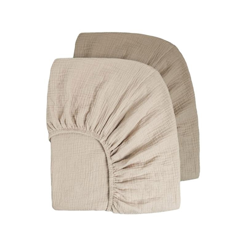 Baby Nursery Gender Neutral - Drap-housse élastique pour nouveau-né, 2 pièces,