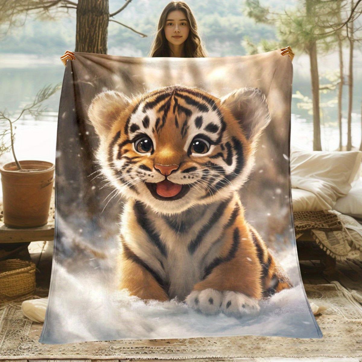 Baby Nursery Animal Theme - Couverture en polaire super douce de