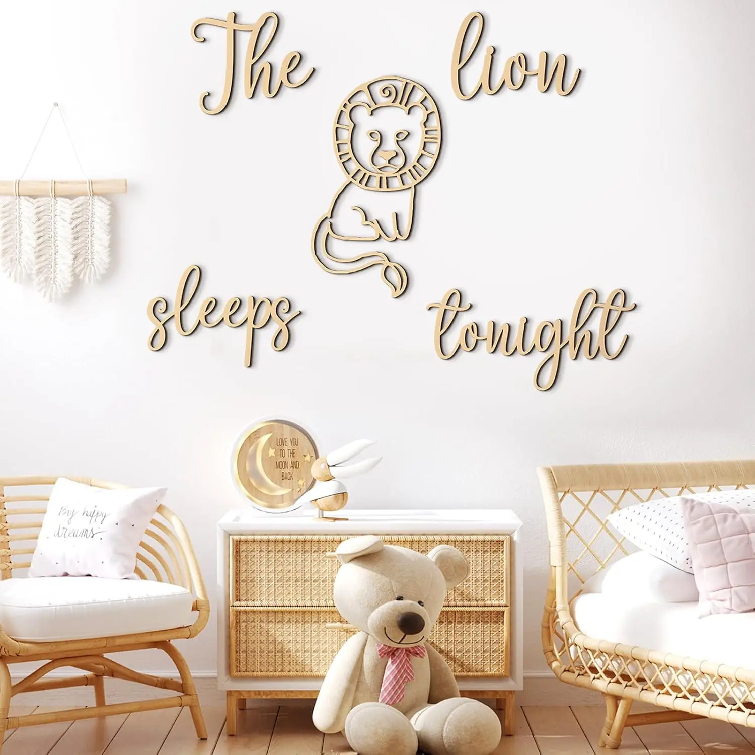 Baby Nursery Jungle Theme - Le Lion dort à ce soir,