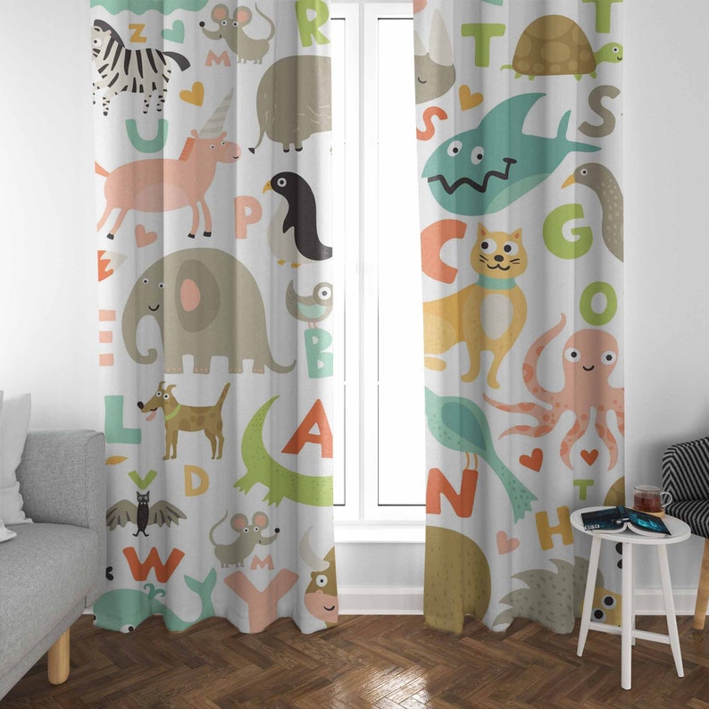 ABC Alphabet pépinière rideau  - Baby Nursery Blackout Curtains avis et prix