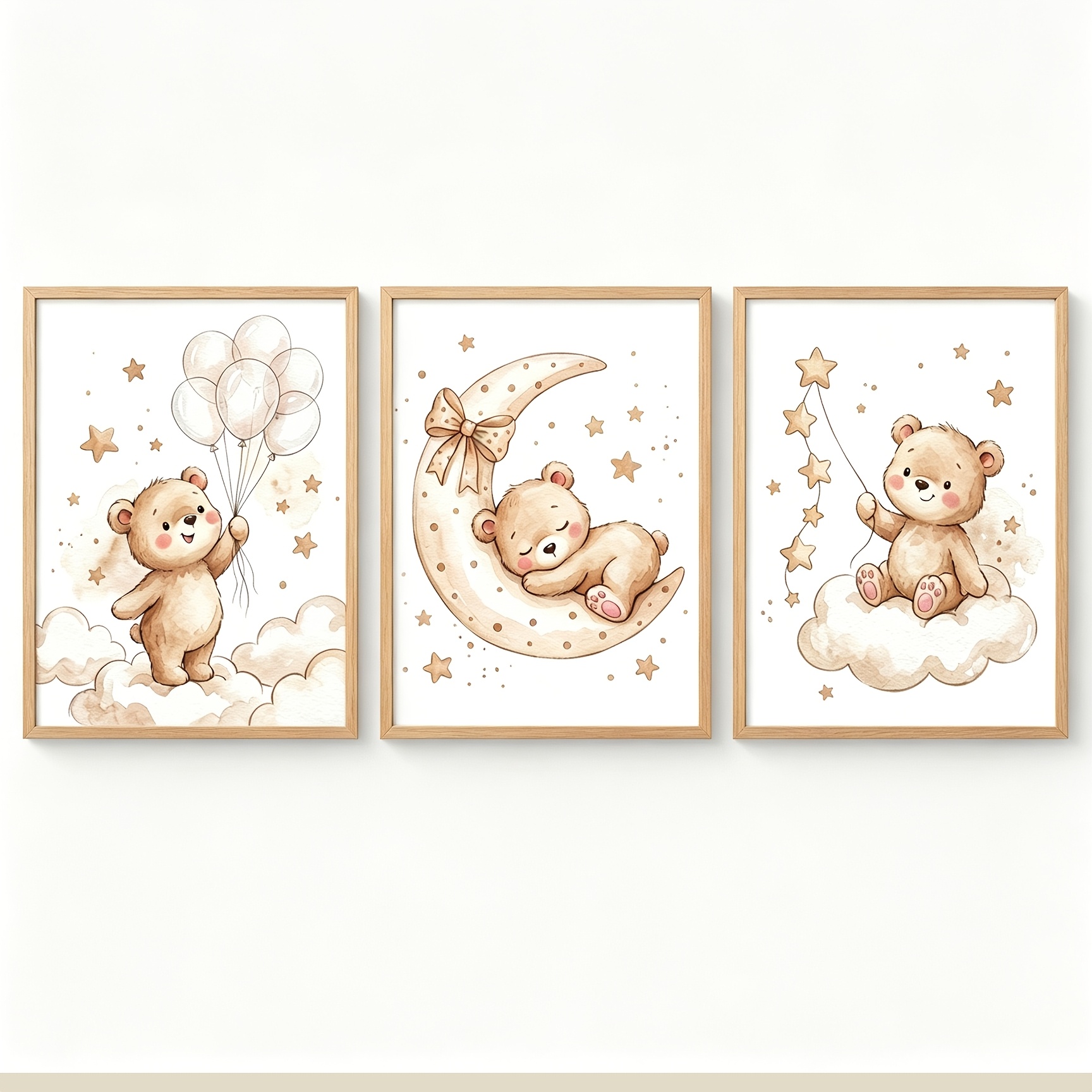 (NOframe 3PCS) - Impressions 2 - Baby Nursery Gender Neutral avis et prix