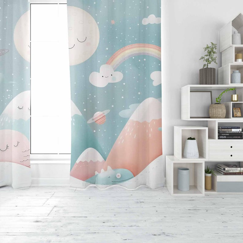 Rideaux de crèche de bébé arc- - Baby Nursery Blackout Curtains avis et prix