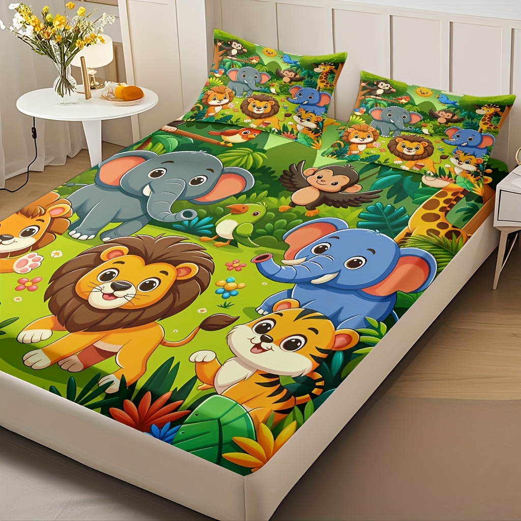 Ensemble de draps-housses sur  - Baby Nursery Animal Theme avis et prix