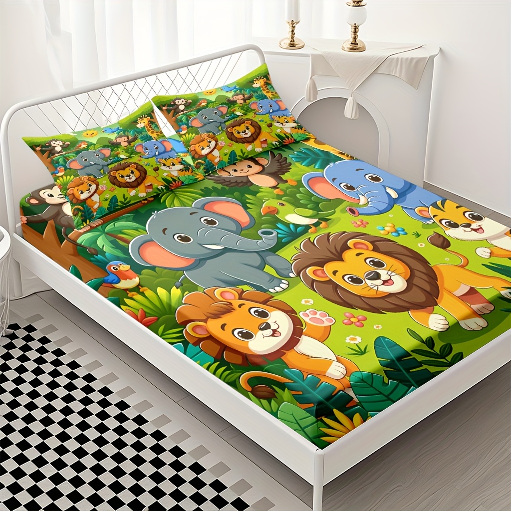 Ensemble de draps-housses sur  - Baby Nursery Animal Theme avis et prix