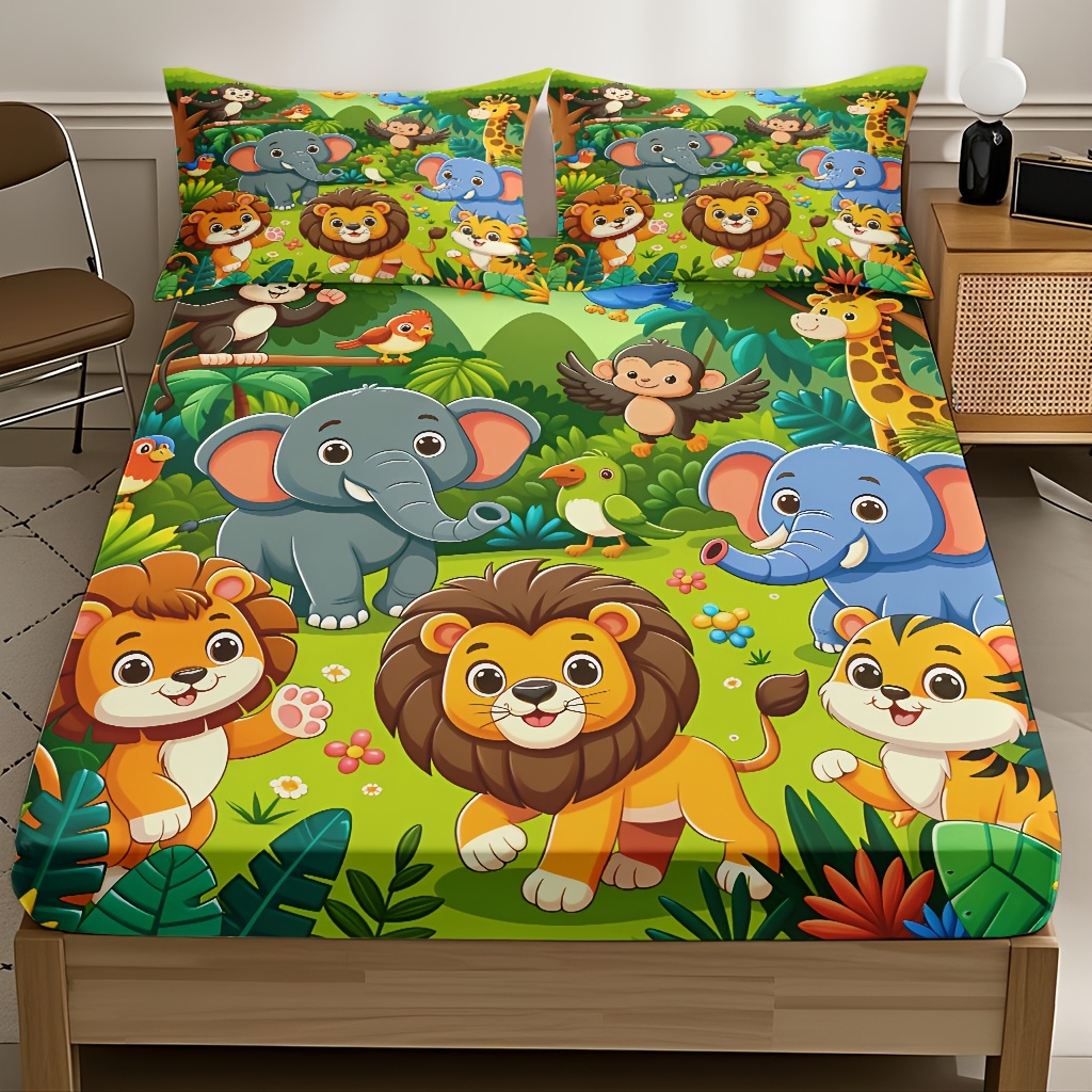 Ensemble de draps-housses sur  - Baby Nursery Animal Theme avis et prix