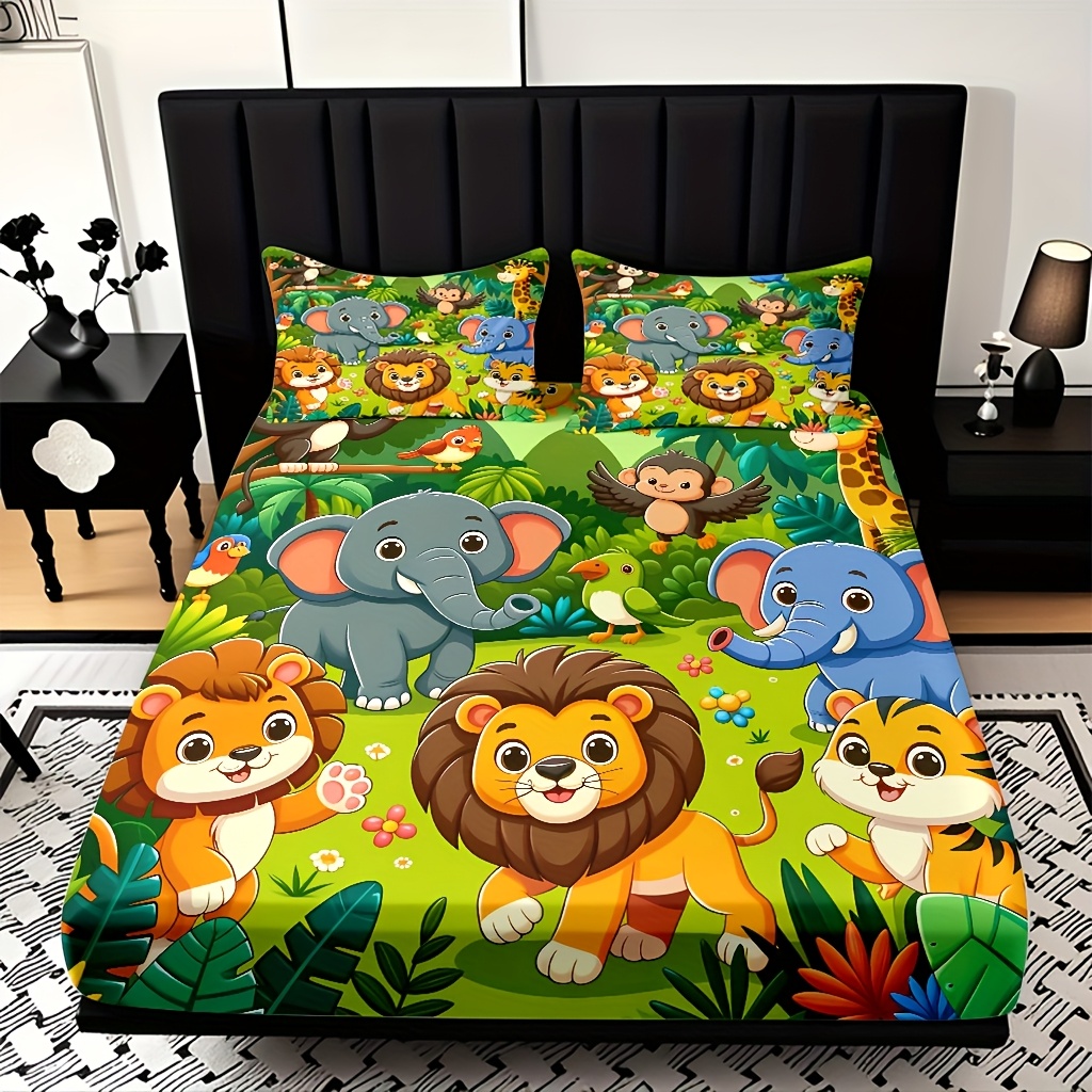 Ensemble de draps-housses sur  - Baby Nursery Animal Theme avis et prix