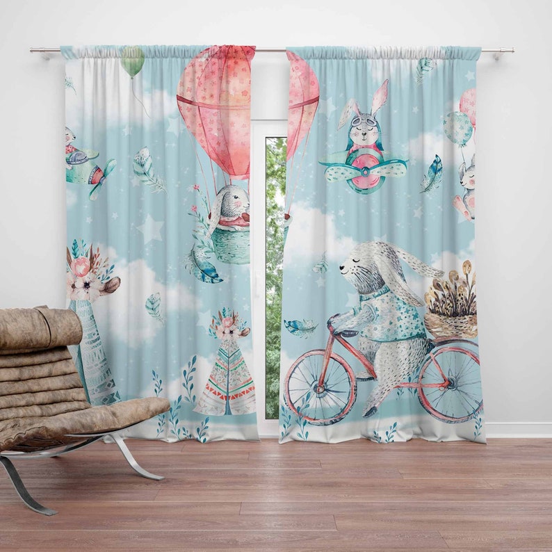 Rideau de chambre d'enfant en  - Baby Nursery Blackout Curtains avis et prix
