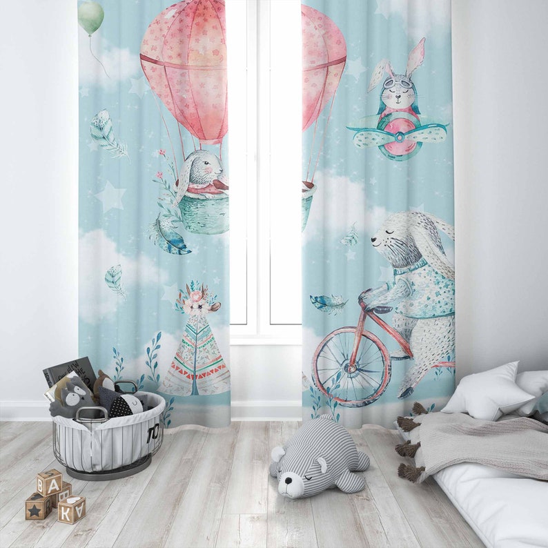 Rideau de chambre d'enfant en  - Baby Nursery Blackout Curtains avis et prix