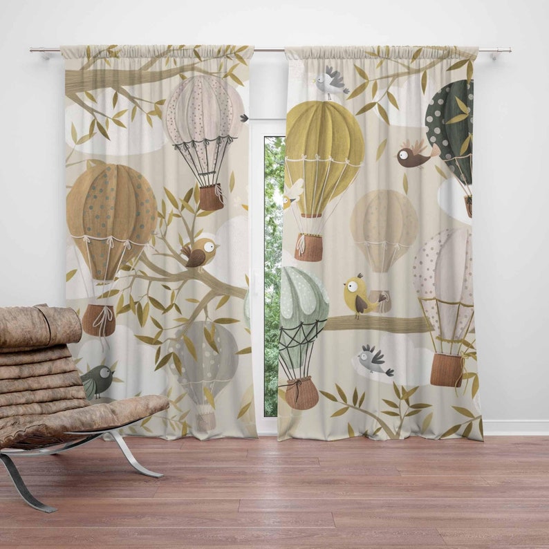 Rideaux en ballon à Air chaud, - Baby Nursery Blackout Curtains avis et prix