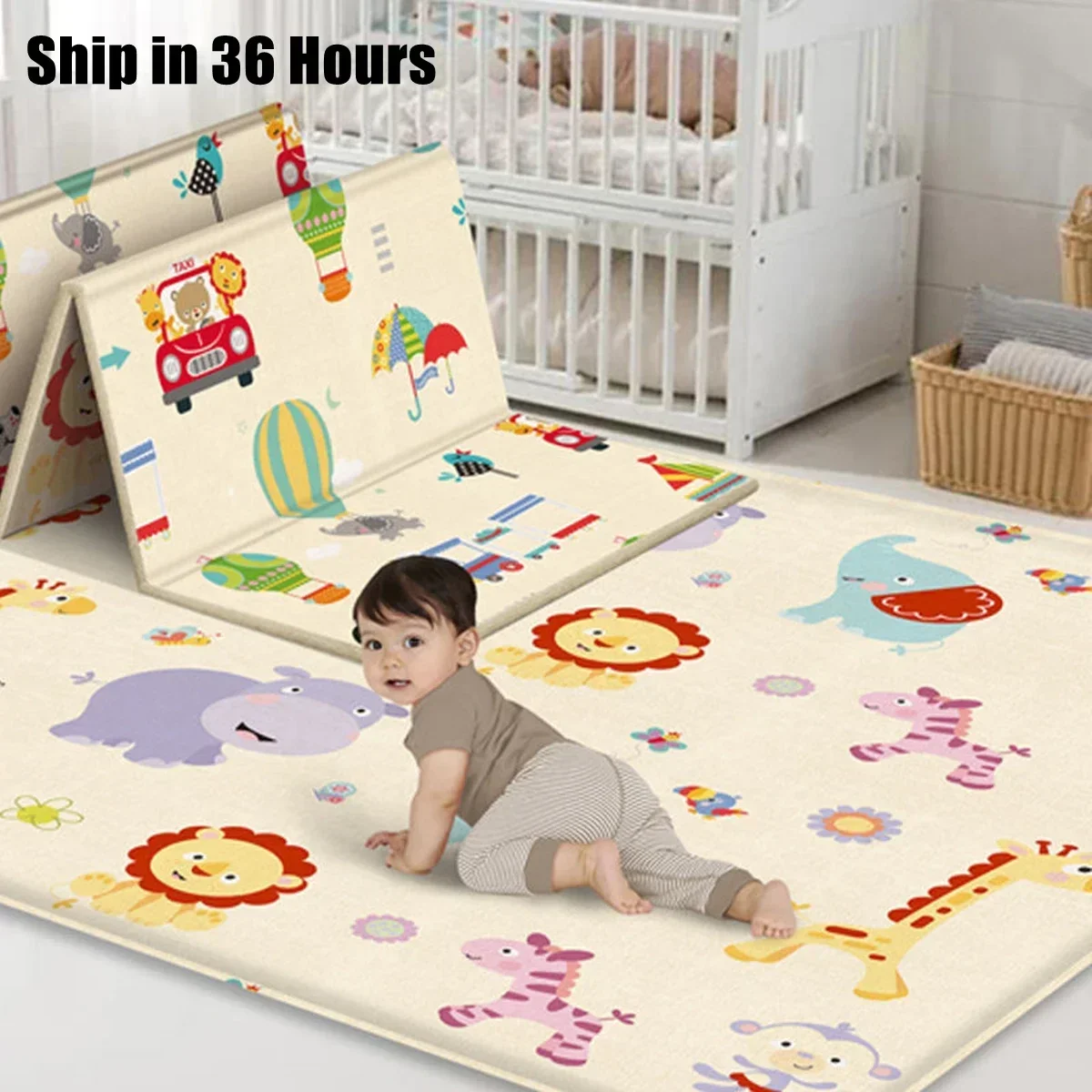 Tapis de jeu pliable pour bébé - Baby Nursery Music avis et prix