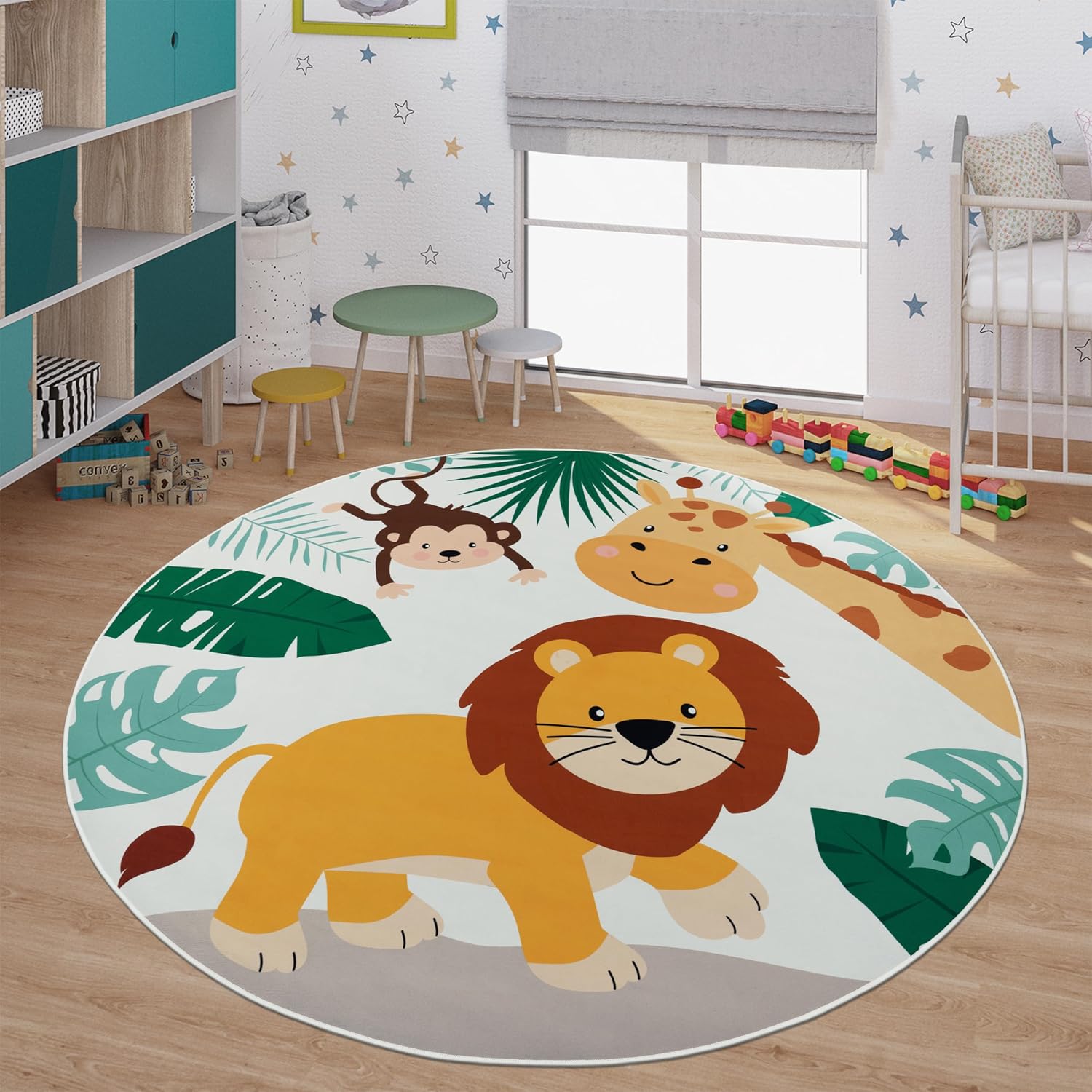 Tapis de jeu pour enfants à im - Baby Nursery Jungle Theme avis et prix