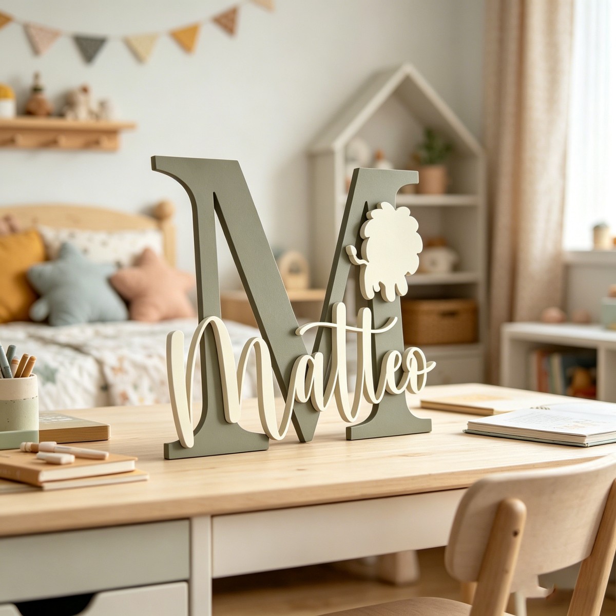 1 plaque nominative en bois pe - Baby Nursery In avis et prix