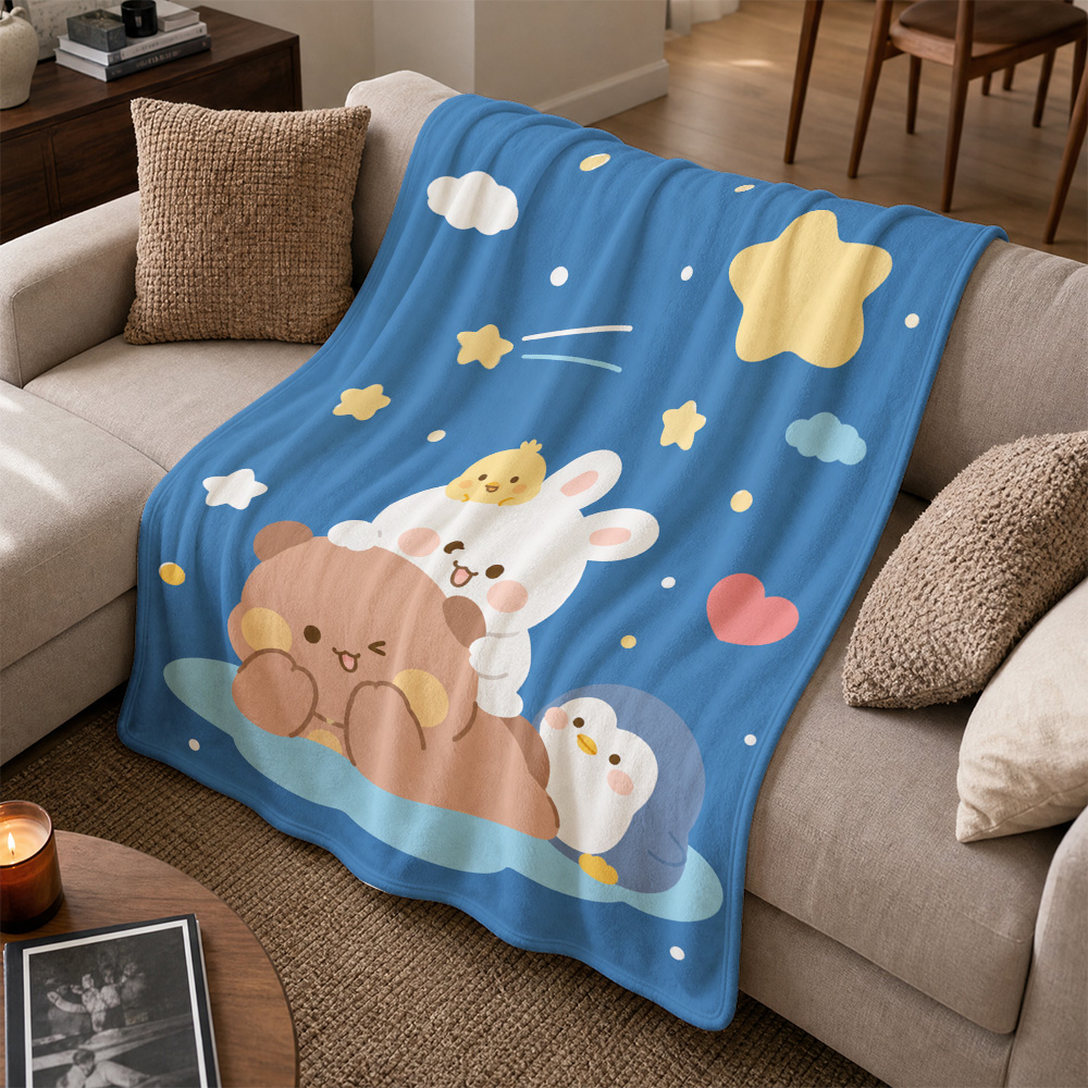 Couverture douillette en peluc - Baby Nursery Animal Theme avis et prix