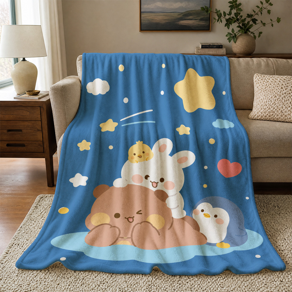 Couverture douillette en peluc - Baby Nursery Animal Theme avis et prix