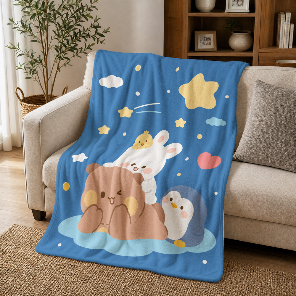 Couverture douillette en peluc - Baby Nursery Animal Theme avis et prix