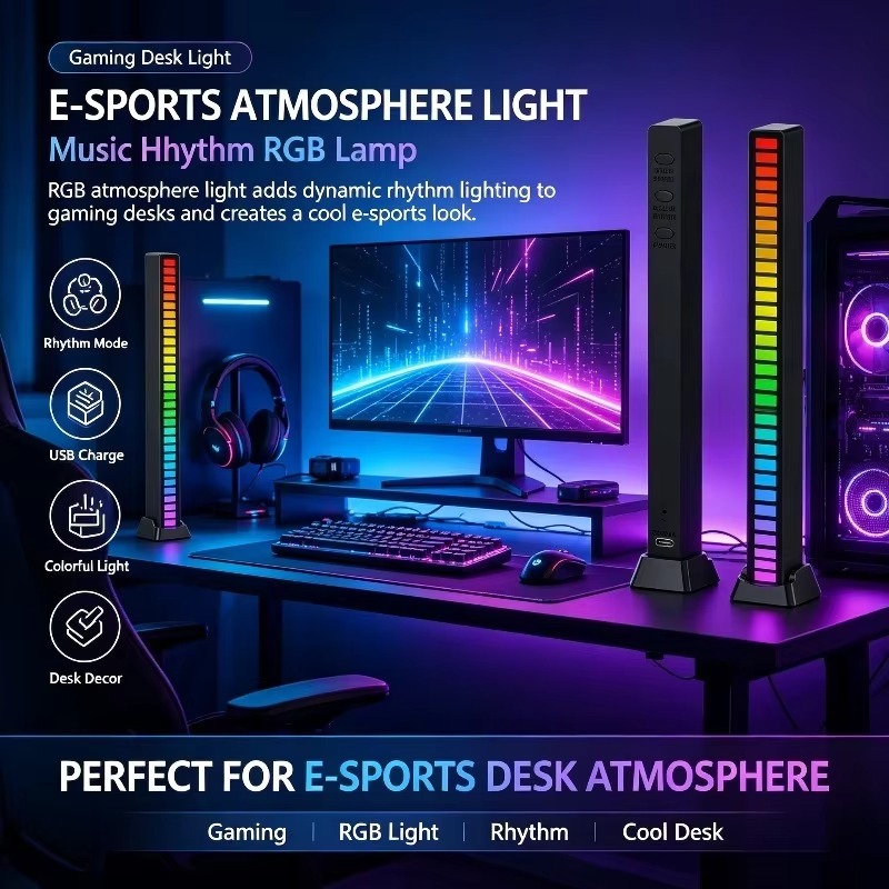 Lampe de bureau RGB, synchroni - Baby Nursery Music avis et prix