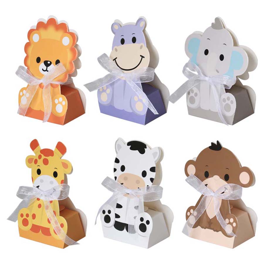 Boîtes à faveurs d'animaux saf - Baby Nursery Jungle Theme avis et prix