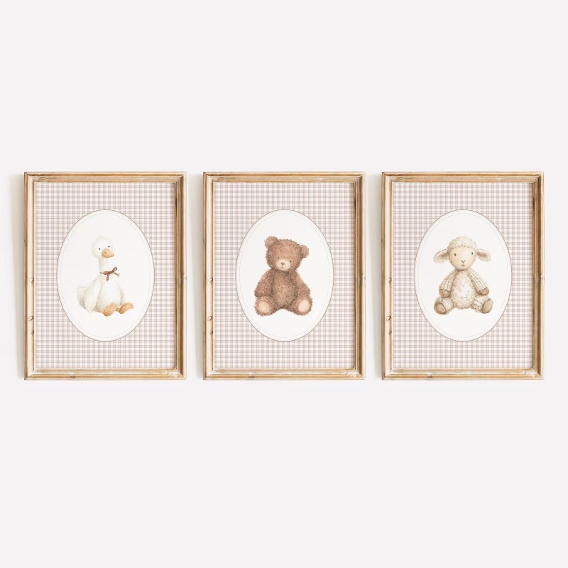 Lot d'impressions pour chambre - Baby Nursery Gender Neutral avis et prix